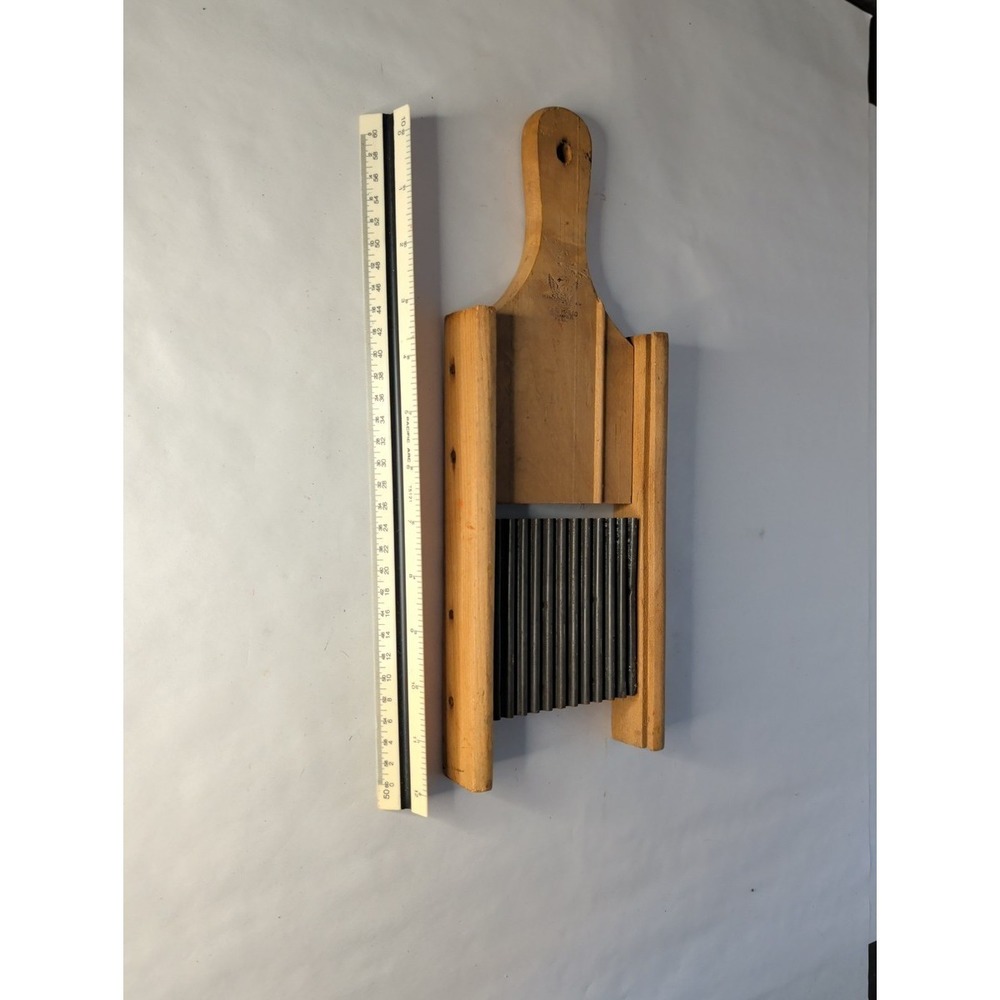 Vintage Wooden Cabbage Shredder Mandoline